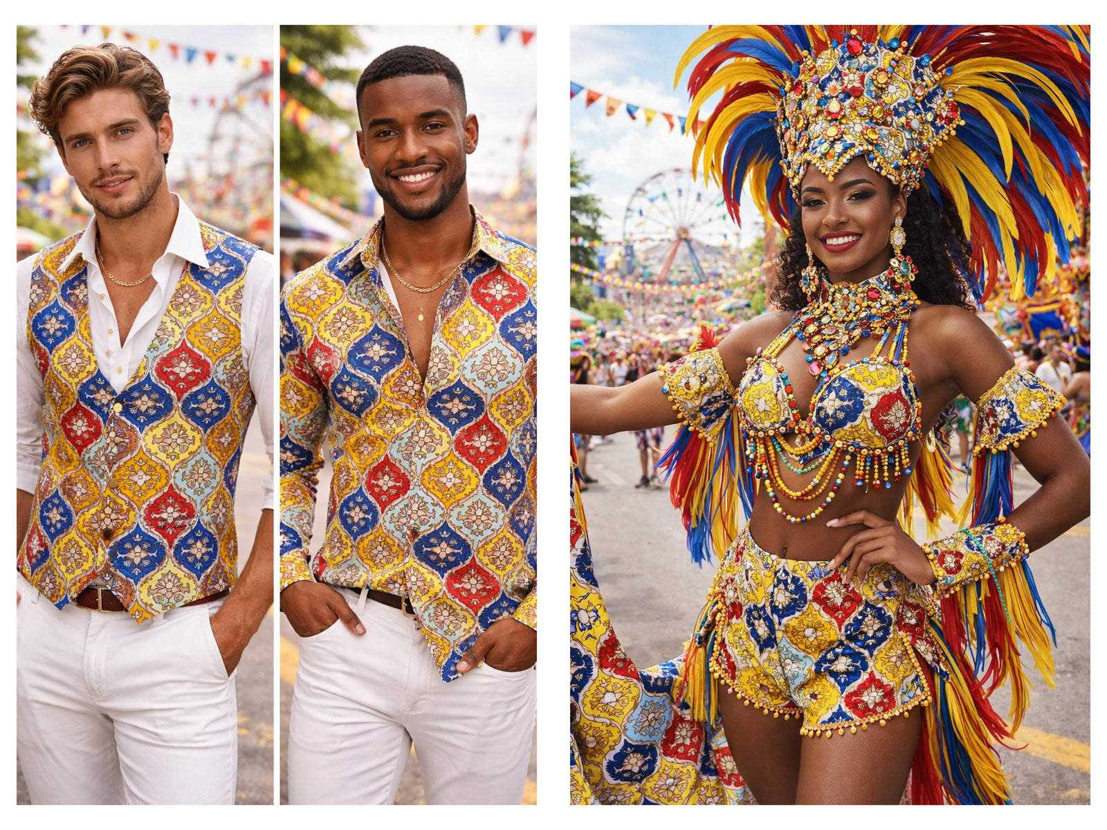 Lemon-colored Crest printed crepe satin fabric by Cheap Fabrics, showcasing smooth, shiny crepe texture and vibrant print.