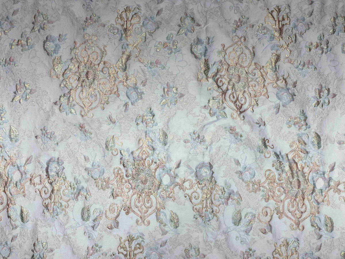 Crest Korean Brocade Fabric
