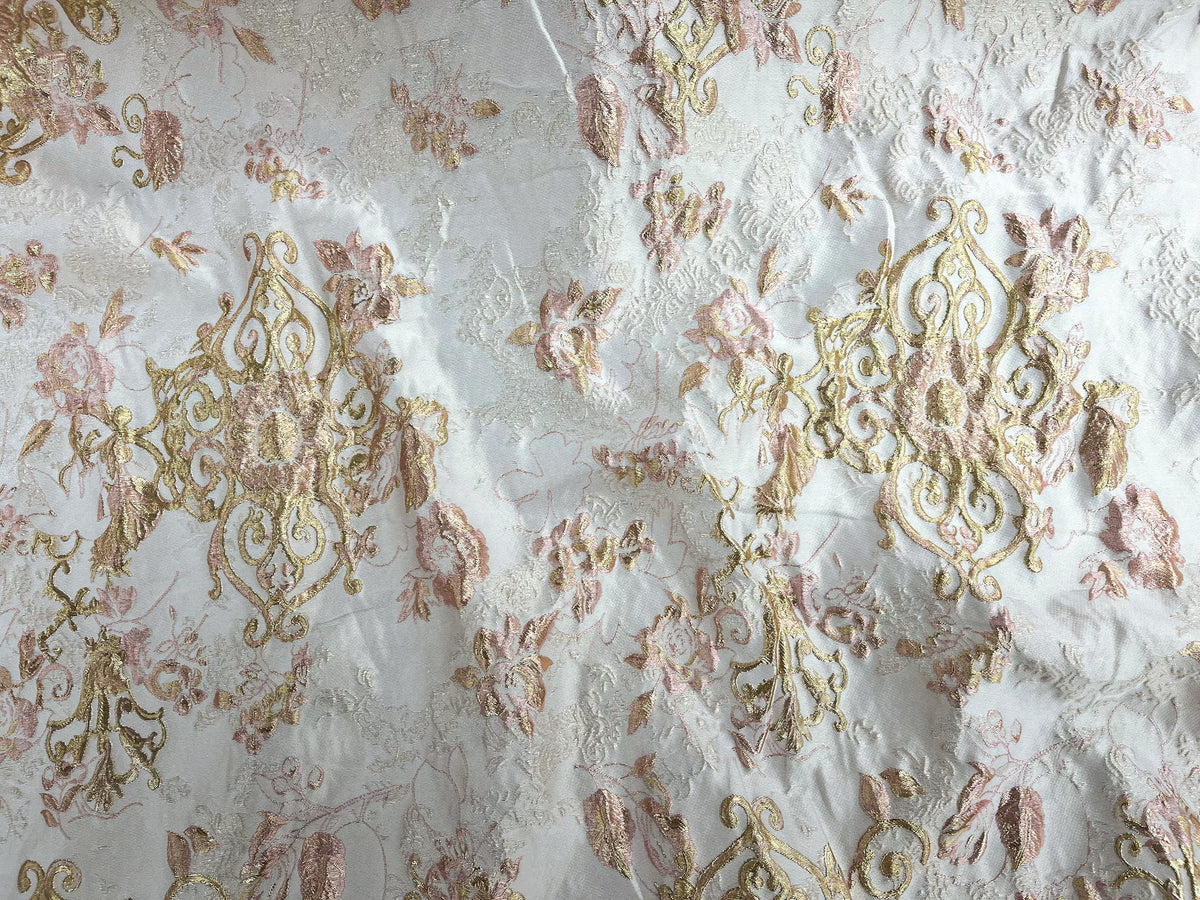 Crest Korean Brocade Fabric