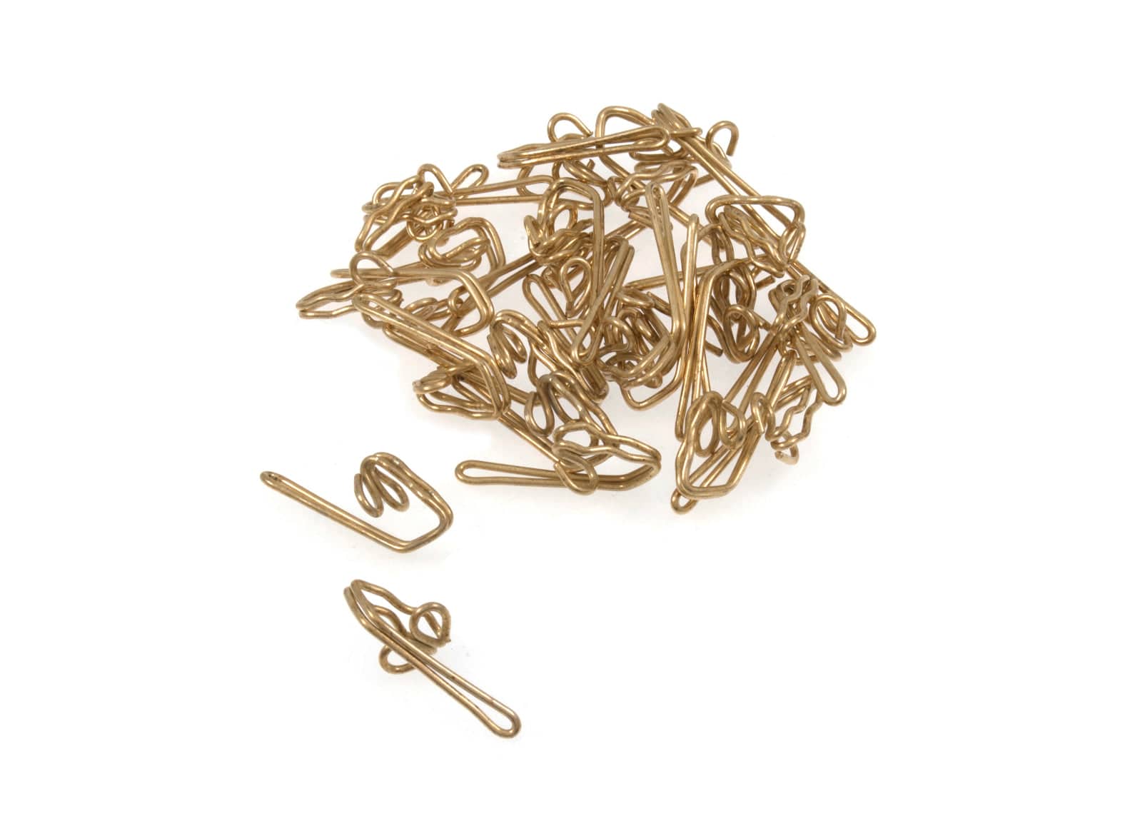 Steel Curtain Hooks: (30 Pack) - Cheap Fabrics