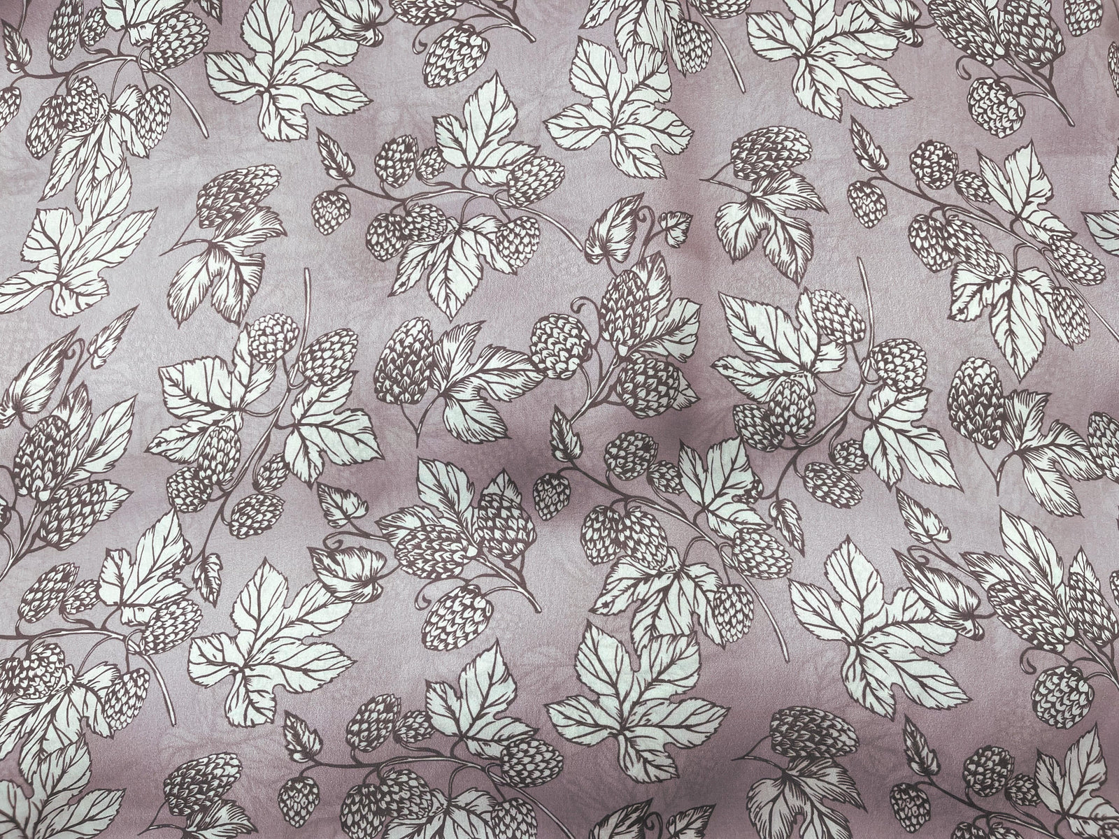 Dahlia Delight - Printed Silky Satin Fabric - Cheap Fabrics