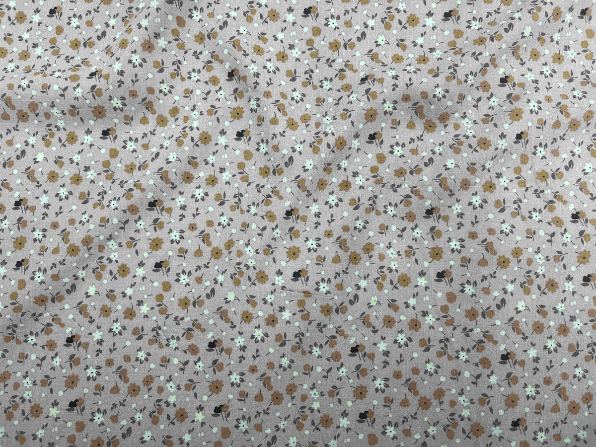 Pink Deluxe Printed Viscose Fabric featuring Daisy Me design, showcasing soft, lightweight viscose material with floral print.
