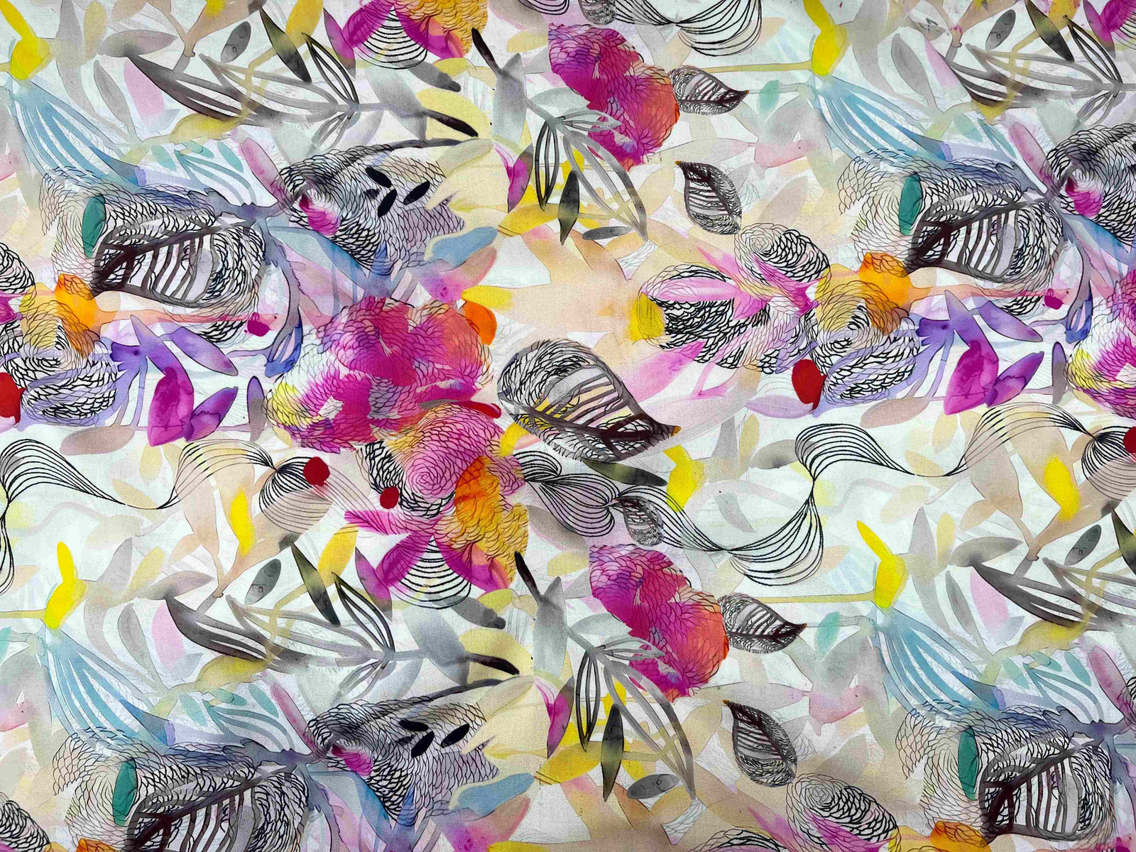 Digital Printed Viscose Fabric - Marine - Cheap Fabrics