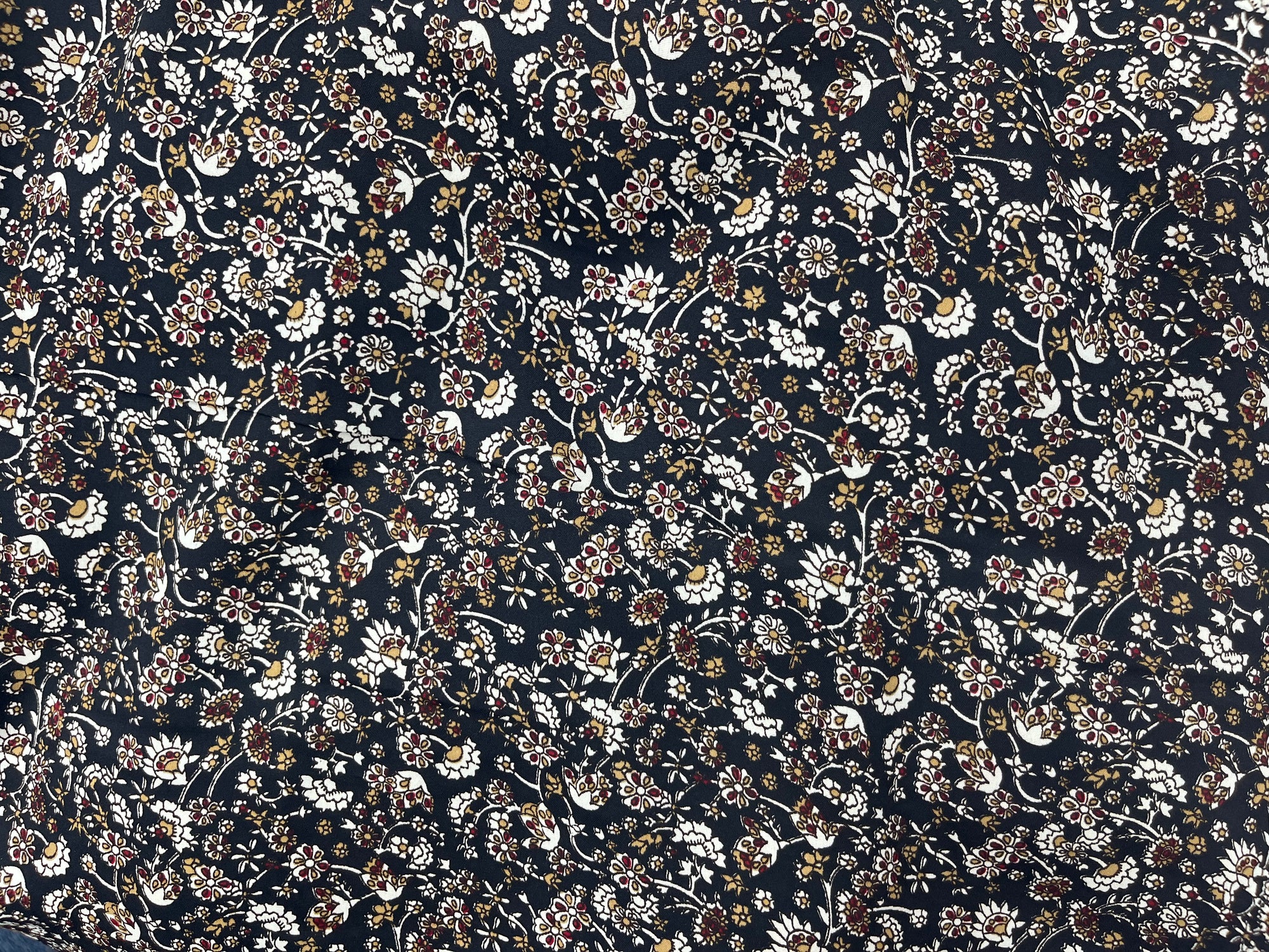 Ditsy Design - Clearance Printed Crepe Fabric