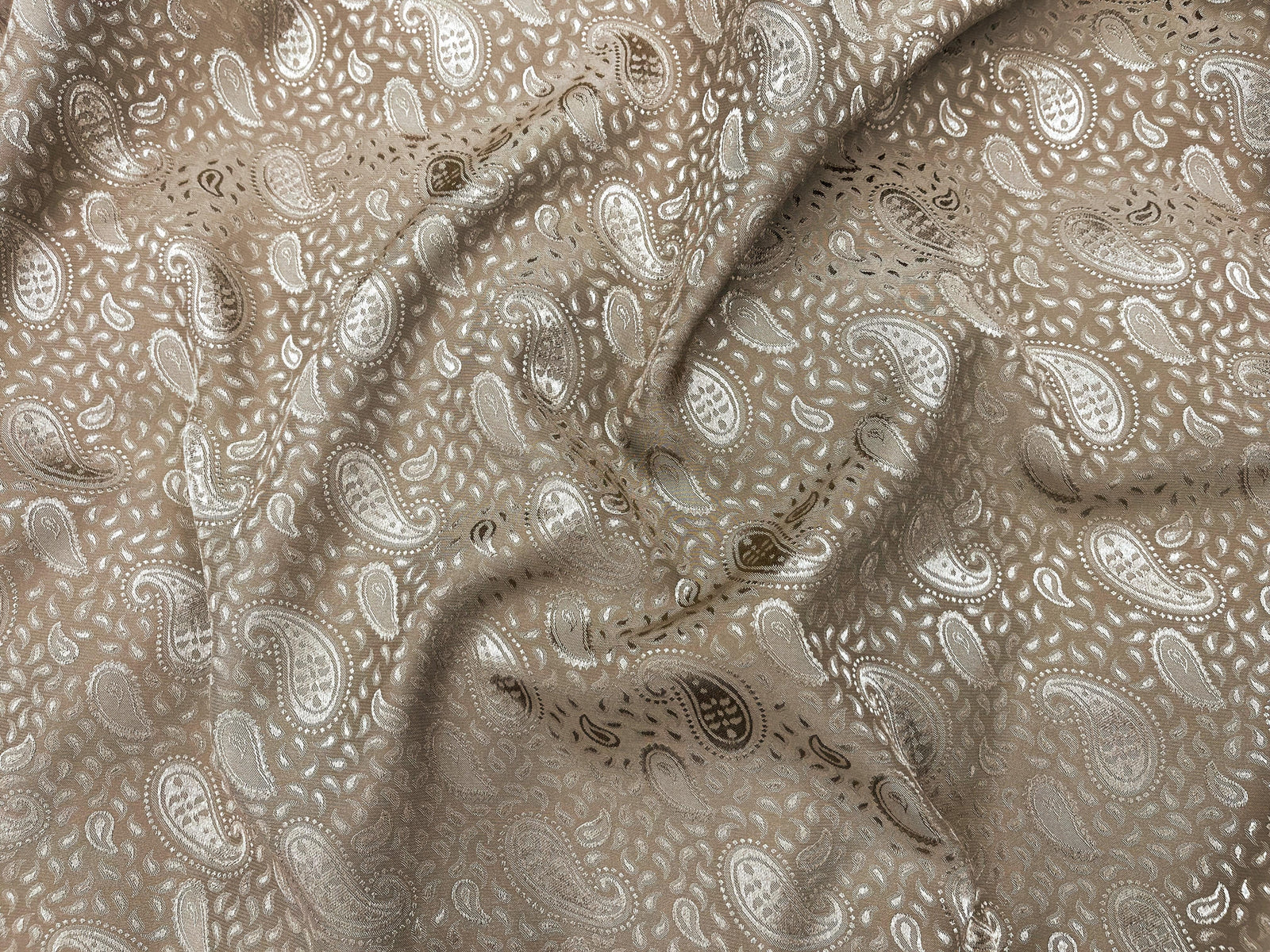 Double-Sided Embossed Jacquard - Paisley - Cheap Fabrics