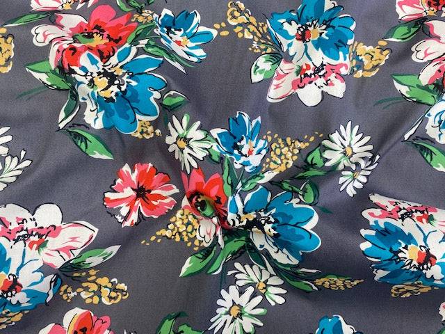 Emotive Flower  - Cotton Poplin Patchwork - Cheap Fabrics