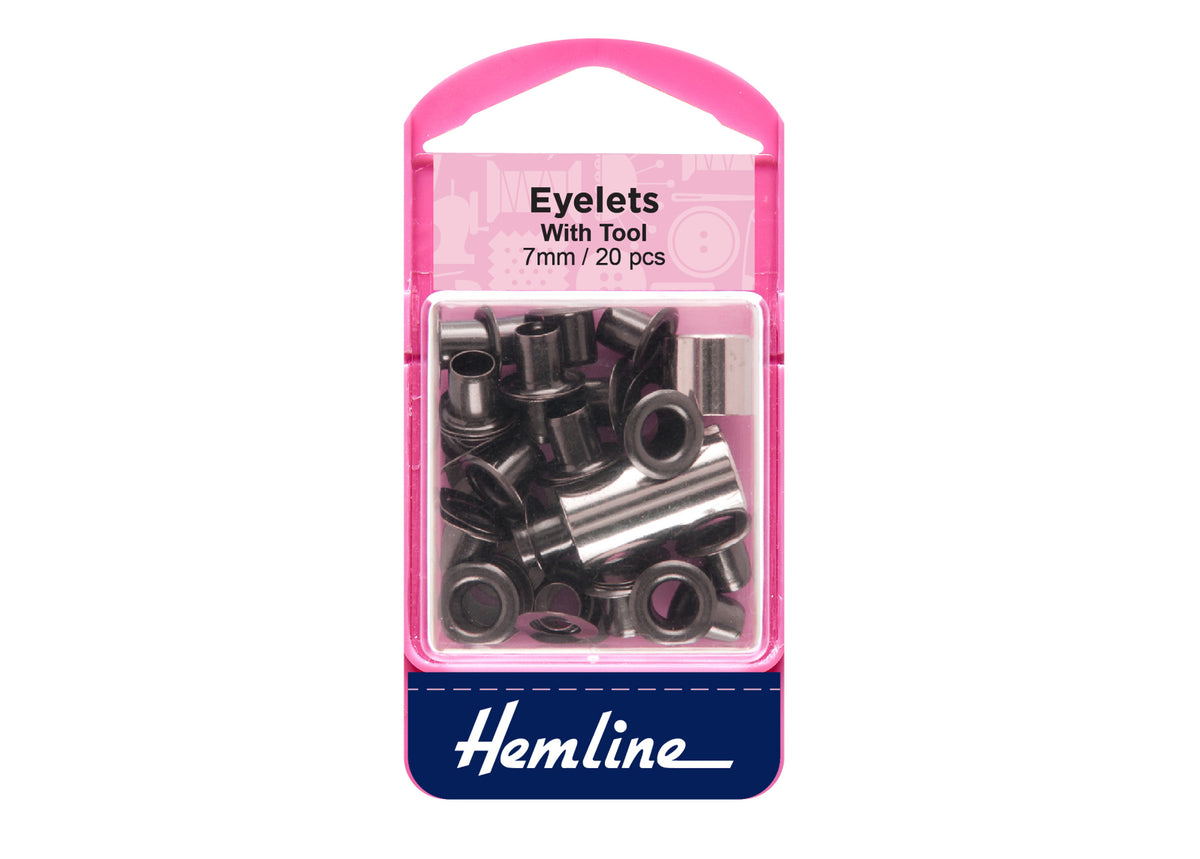 Eyelets with Tool - 7mm (20 Pieces)