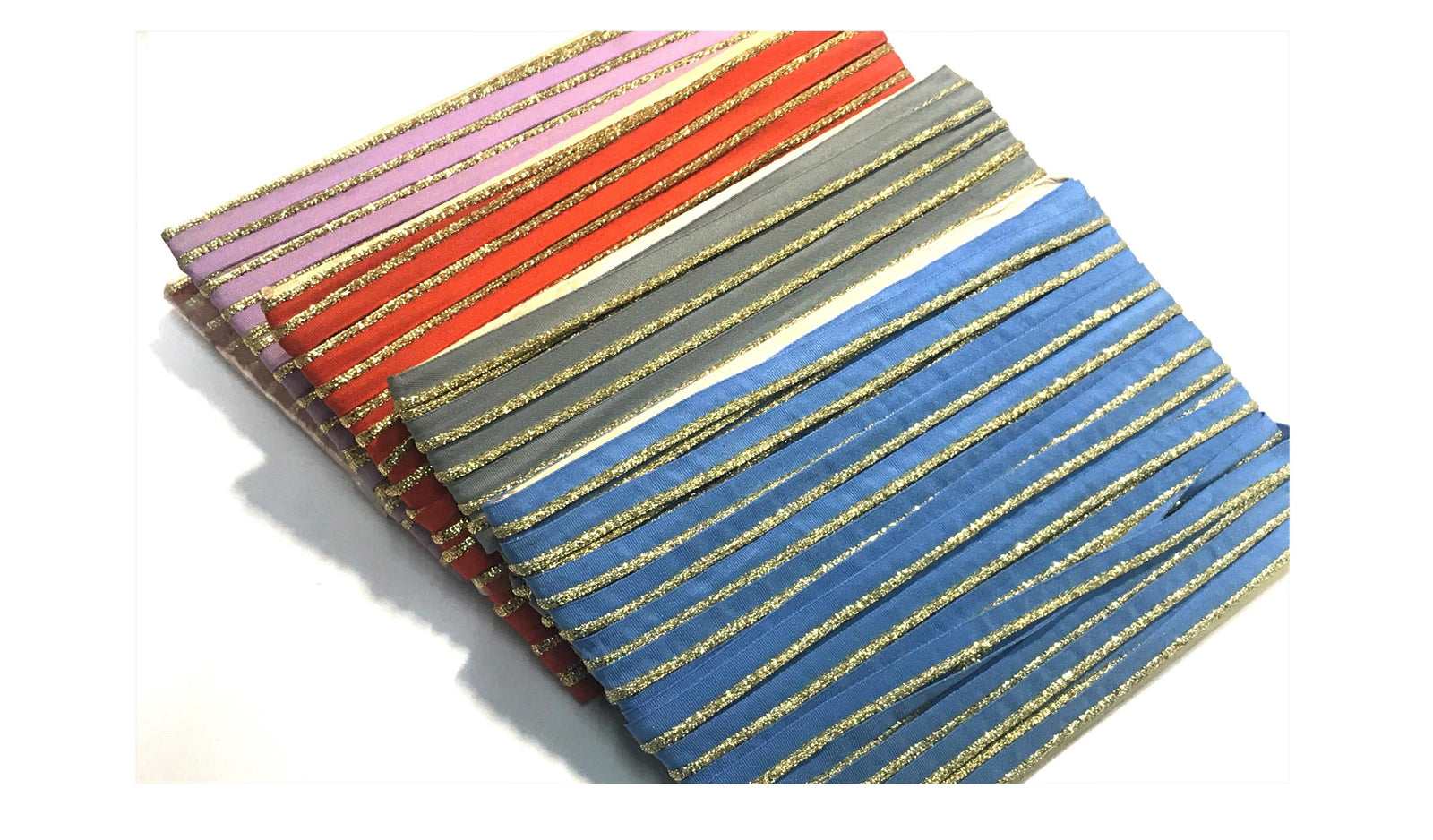 Gold Piping Colour Fancy Trim - 10mm - Cheap Fabrics