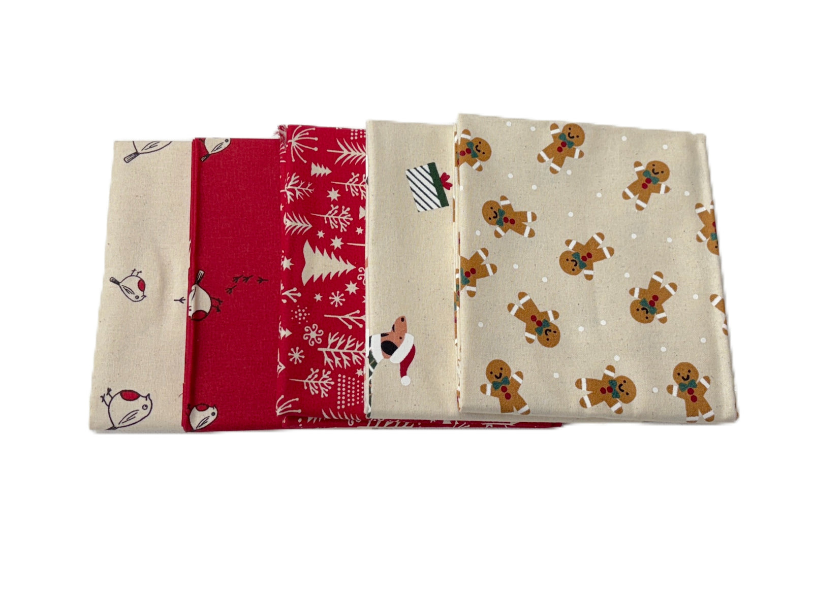 Christmas Fat Quarter 5 Piece Bundle - John Louden - Cheap Fabrics
