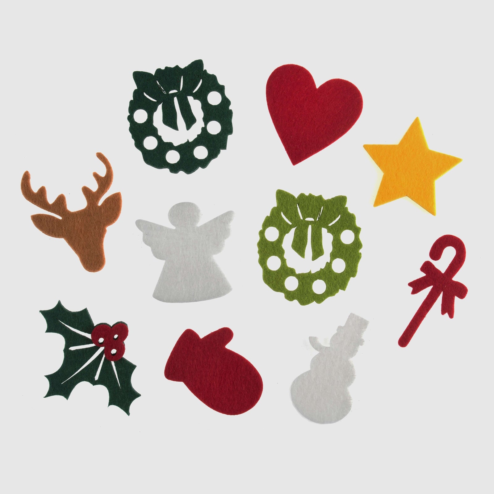 Christmas Felt Shapes - Cheap Fabrics