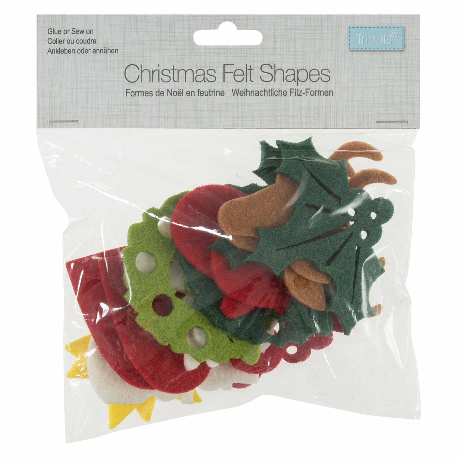 Christmas Felt Shapes - Cheap Fabrics
