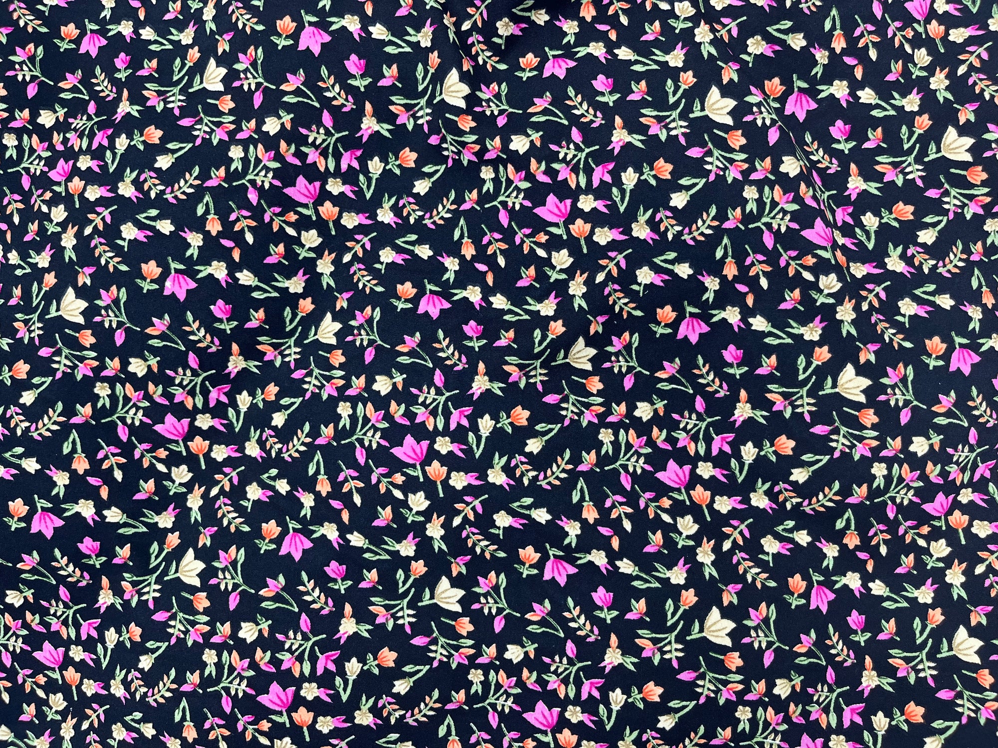 Fleur - Clearance Printed Crepe Fabric