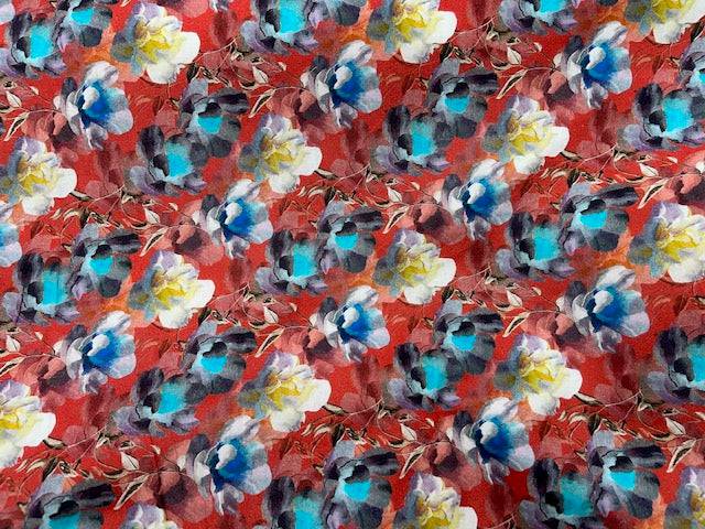 Floral 3d - Cotton Lawn - Cheap Fabrics