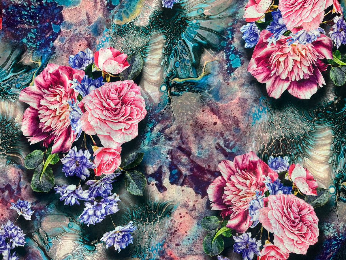 Floral Bloom - Printed Chiffon