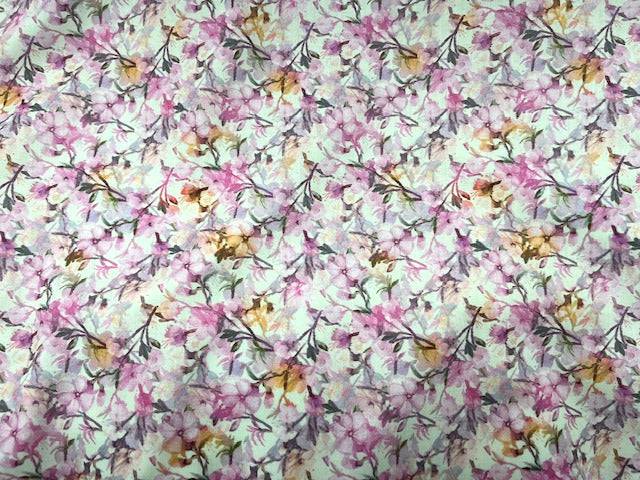 Floral Delicacy - Cotton Lawn - Cheap Fabrics
