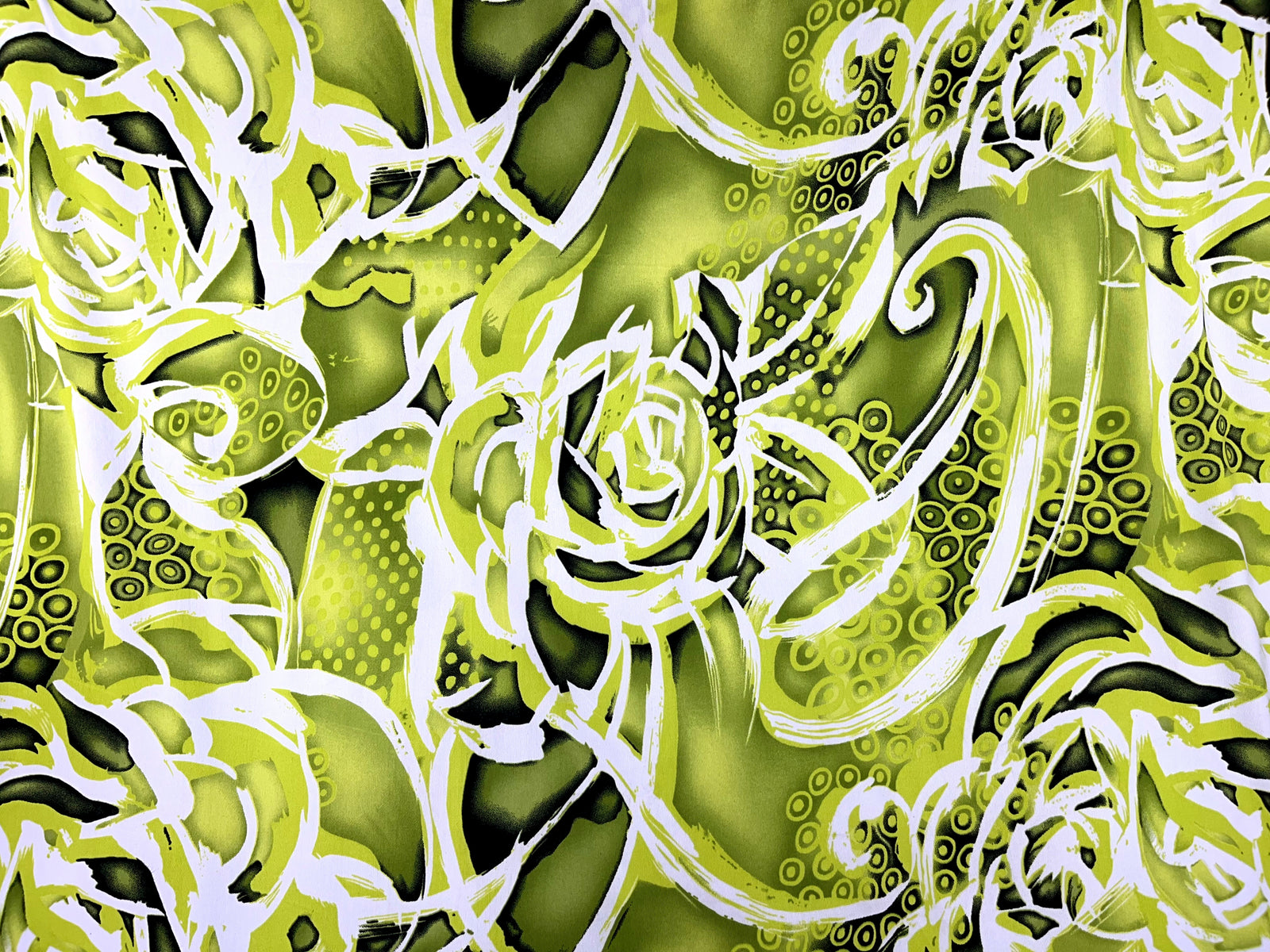 Floral Design Printed Jersey Fabric - Cheap Fabrics