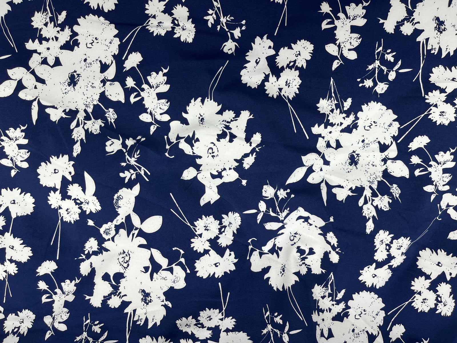 Floral Haze - Printed Crepe Fabric - Cheap Fabrics