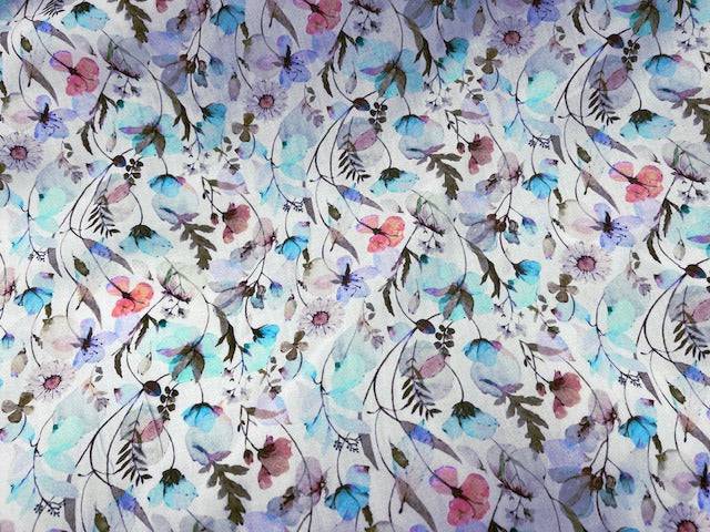 Floral Vines - Cotton Lawn - Cheap Fabrics