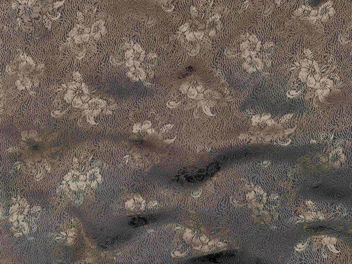 Jacquard Fabric - Floral Wave - Cheap Fabrics