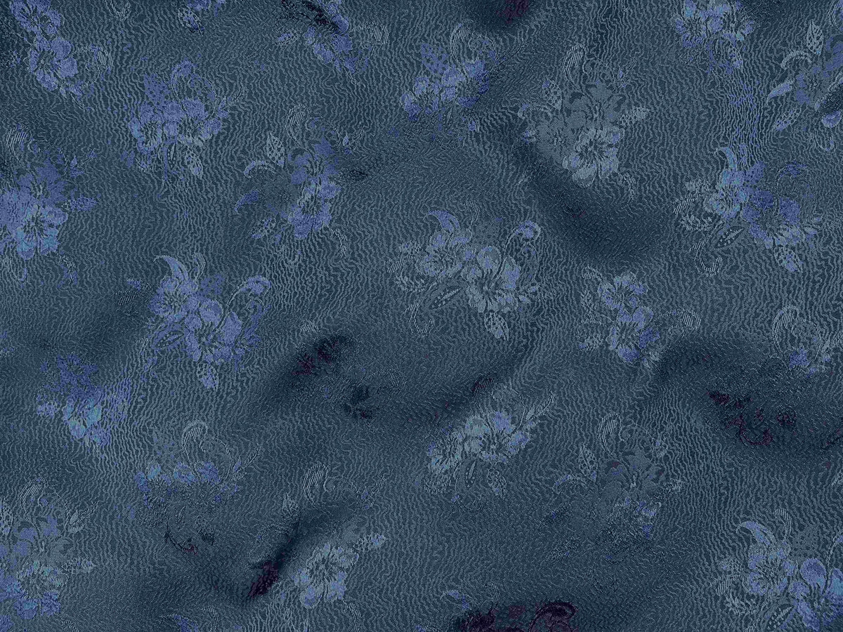 Jacquard Fabric - Floral Wave - Cheap Fabrics