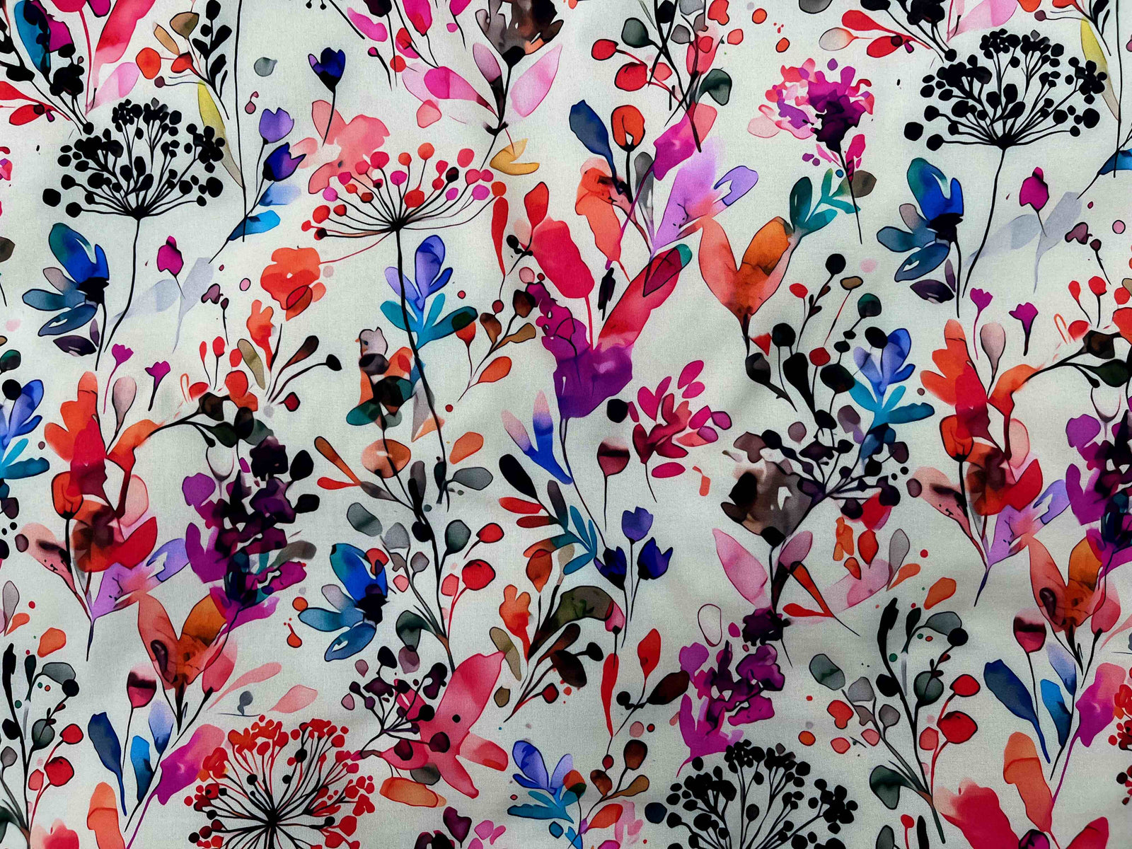 Florinio - Printed Peachskin Fabric - Cheap Fabrics