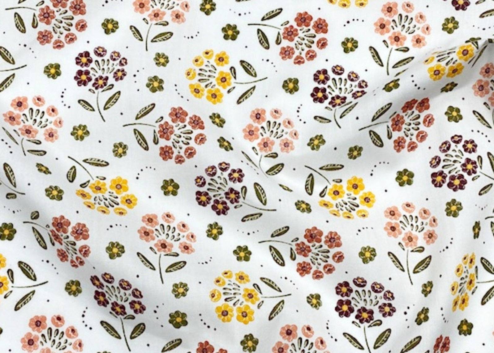 Flower Bloom - Poly/Cotton Print - Cheap Fabrics