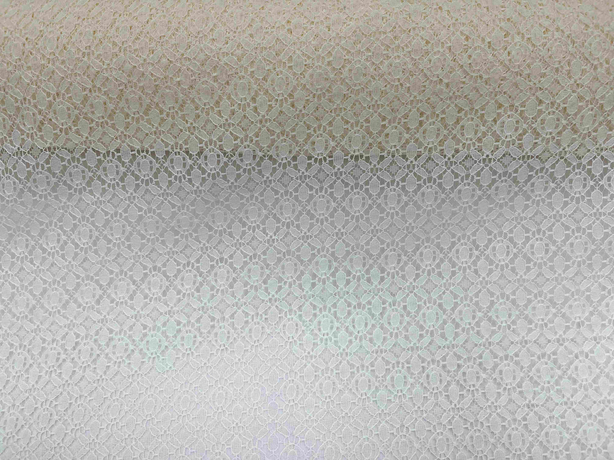 Flat Lace Fabric - Geometric