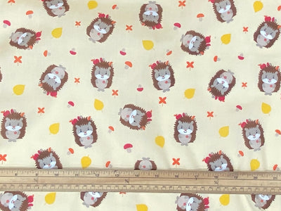 Hedgehogs - Poly/Cotton Print