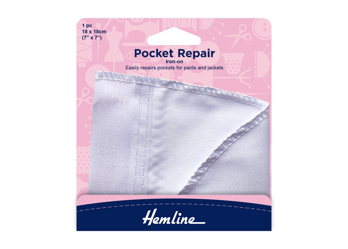 Sew-In Pocket Repair: White