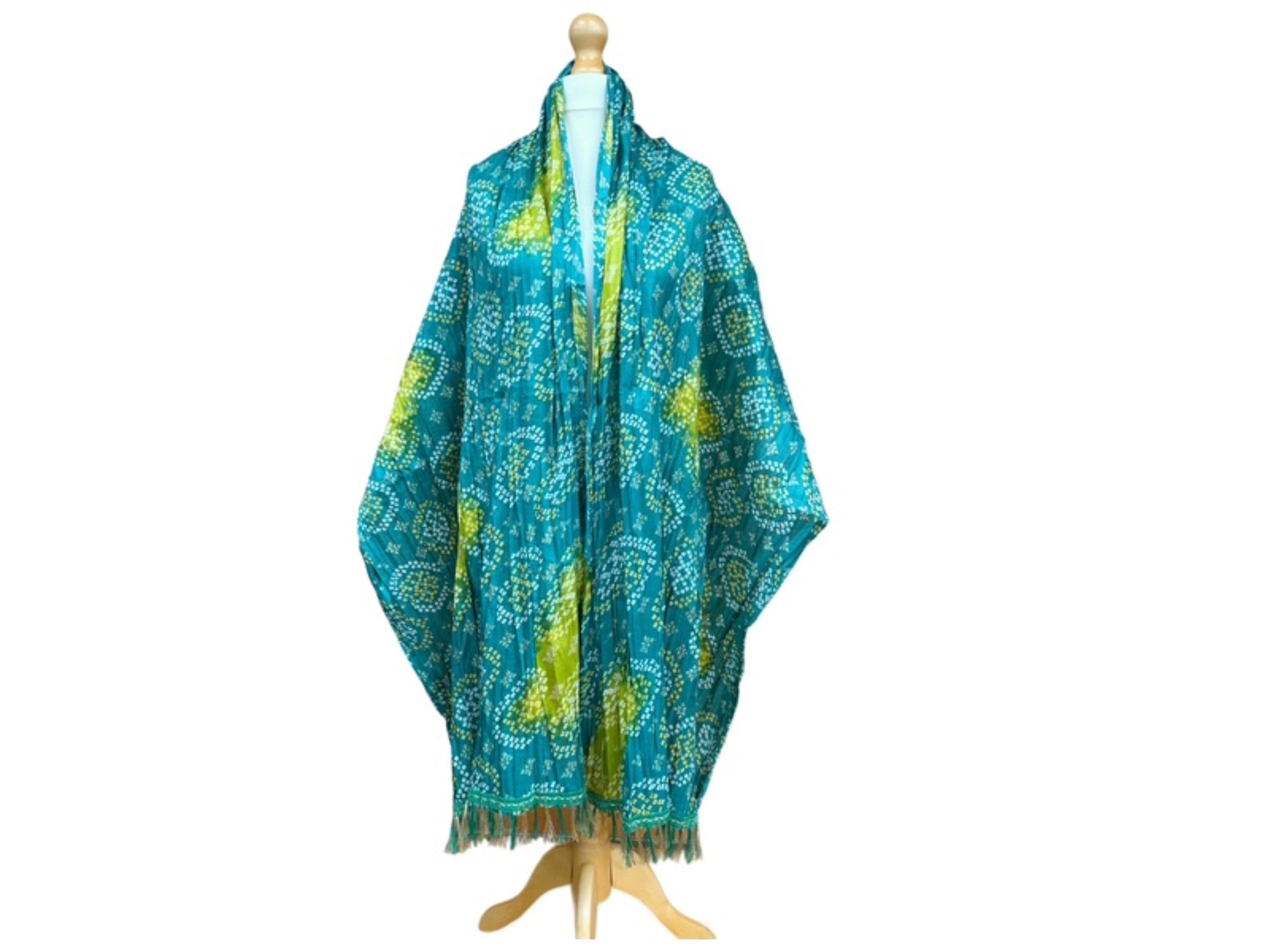 Jaipur Block Print - Polyester Shoulder Wrap - Cheap Fabrics