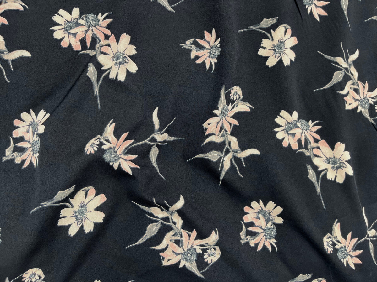 Just Floral - Printed Crepe Fabric