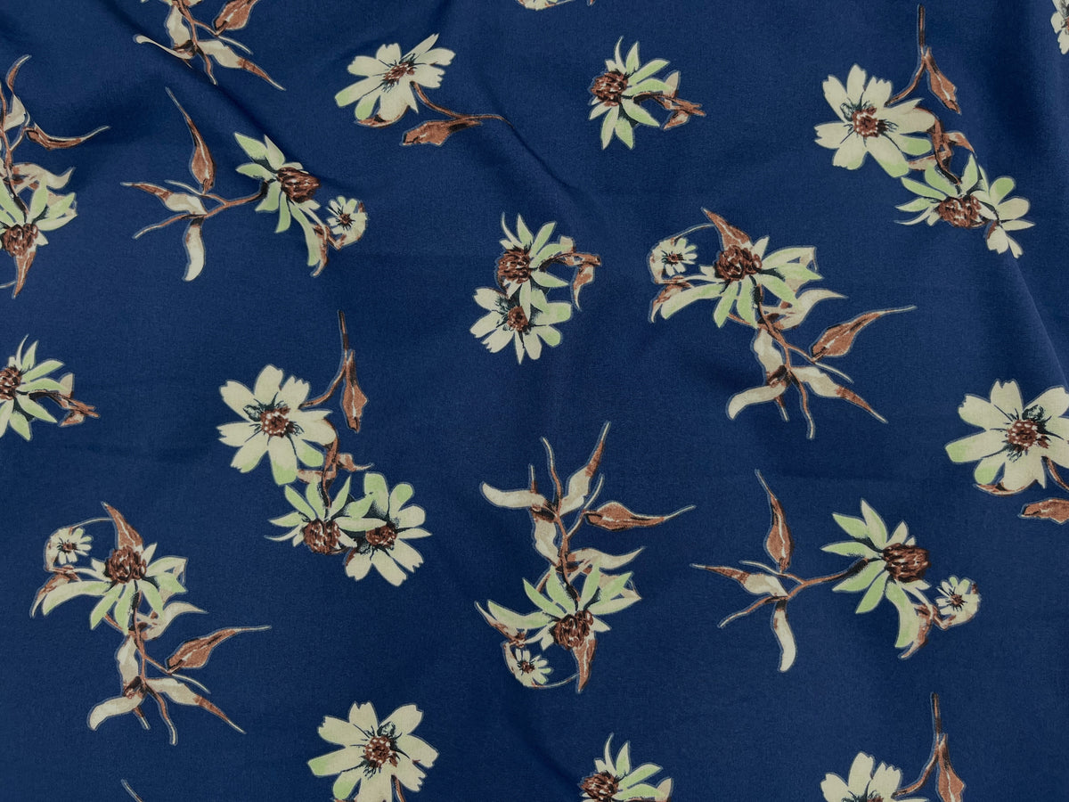 Just Floral - Printed Crepe Fabric