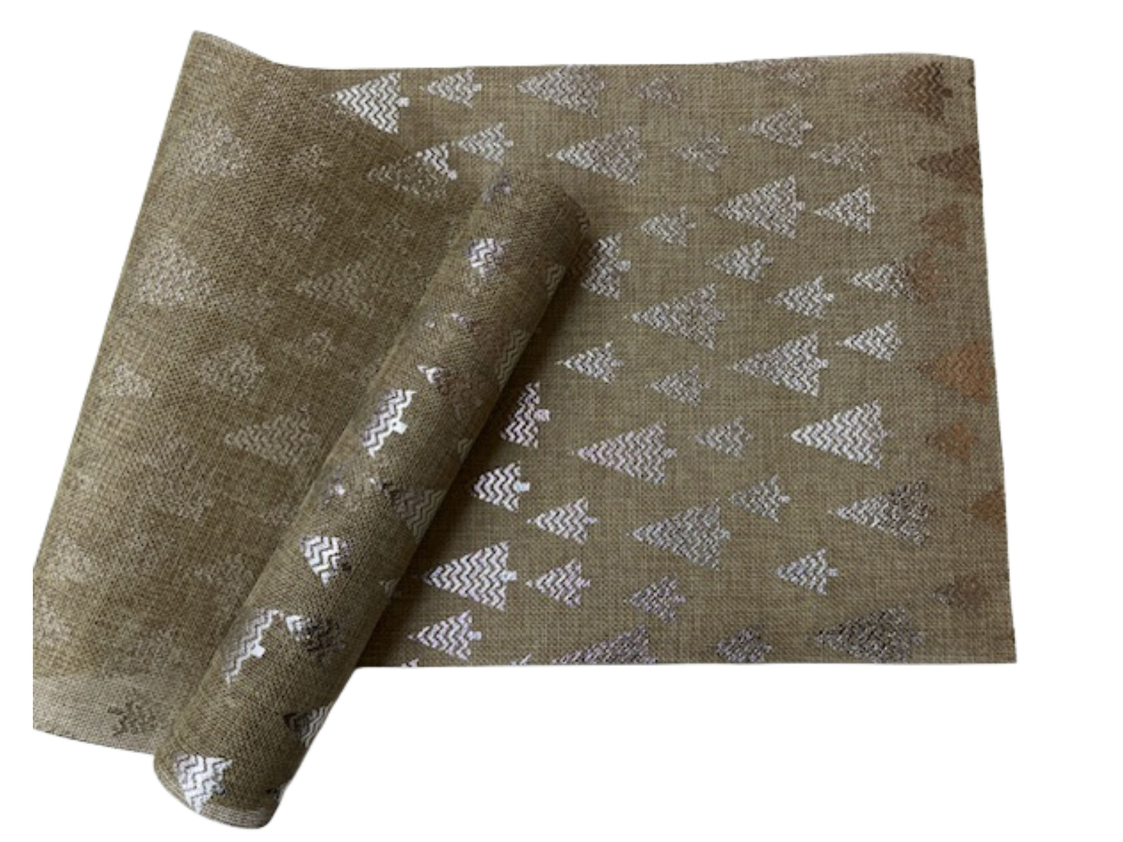 Jute Fabric Roll - Table Runners: 2m x 28cm - (Christmas Designs) - Cheap Fabrics