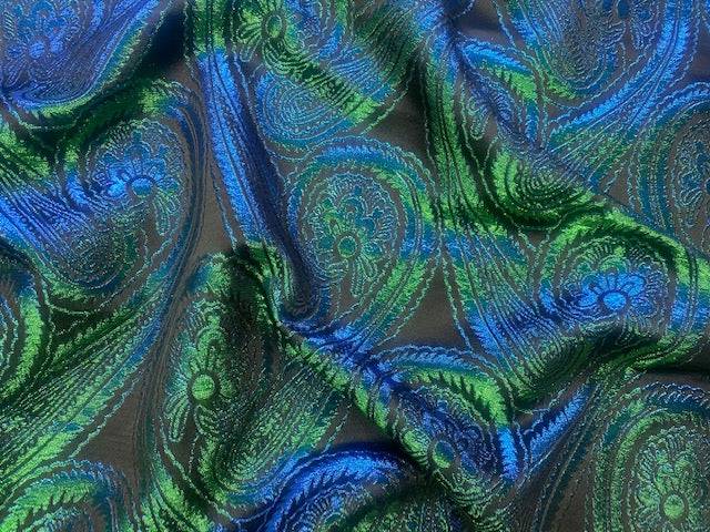 Large Paisley - Kimono Brocade - 58 - Cheap Fabrics