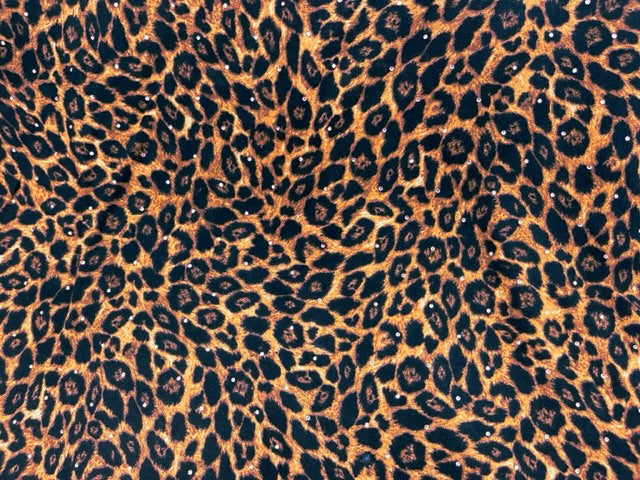 Leopard Dew Drop - Printed Viscose