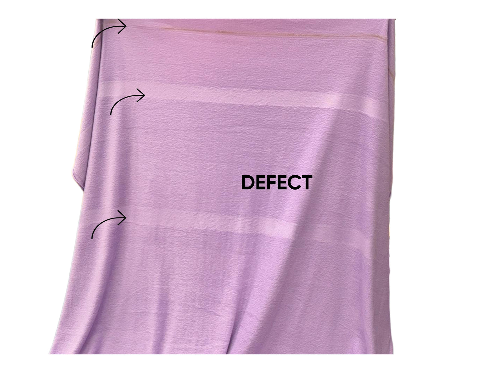 LILAC FLEECE - DEFECT BATCH - Cheap Fabrics