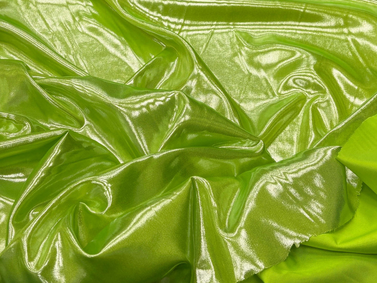 Metallic Foil Liquid Satin - Cheap Fabrics