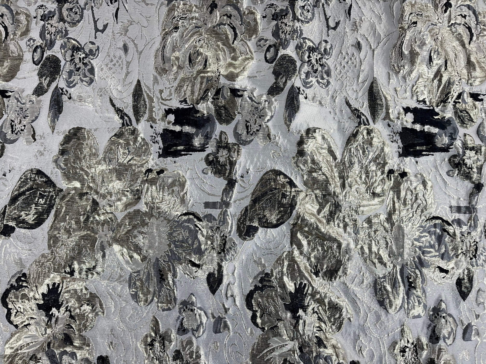 Liquid Floral Korean Brocade Fabric - Cheap Fabrics