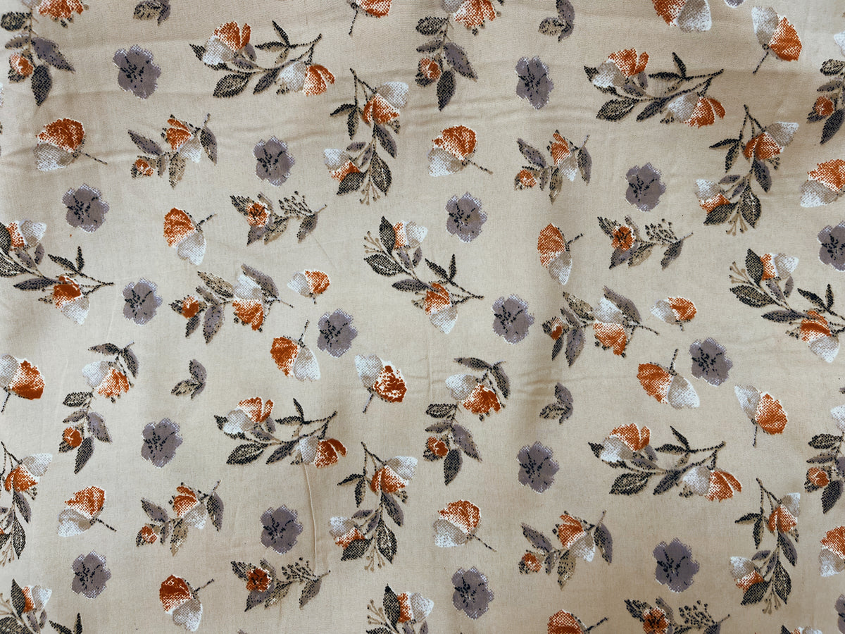 Margeurite - Clearance Printed Crepe Fabric - Cheap Fabrics