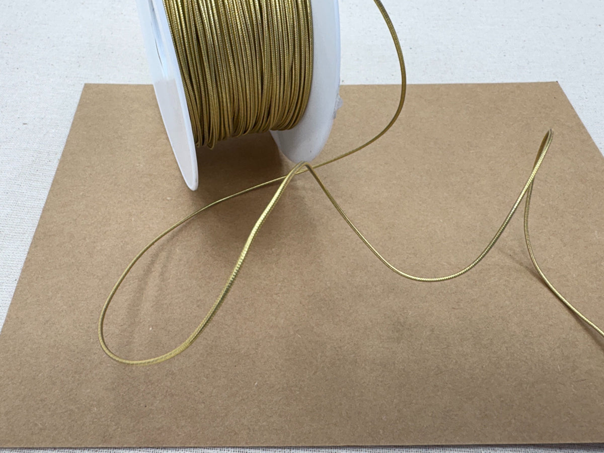 Elastic: Metallic: 1mm: Gold