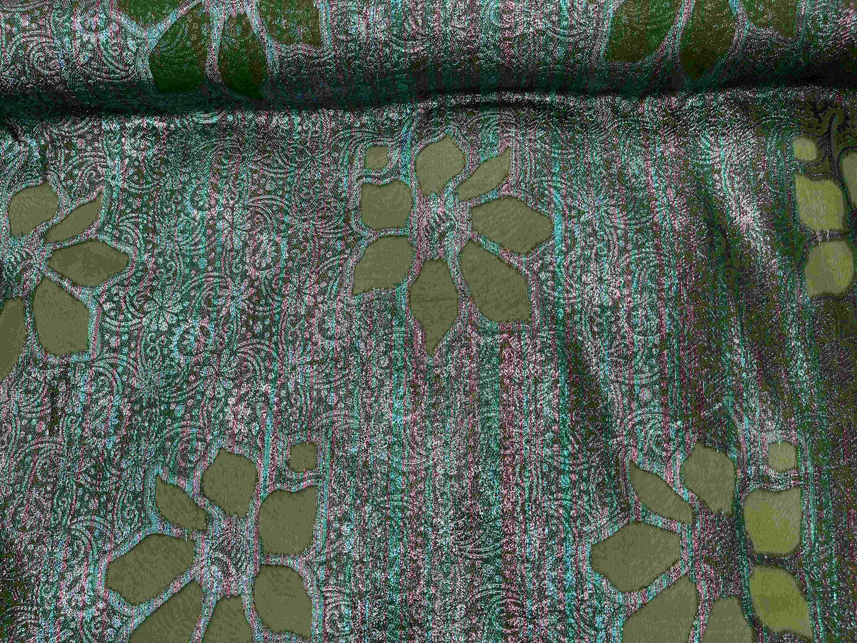 Metallic Chiffon - Multi Yarn - Cheap Fabrics