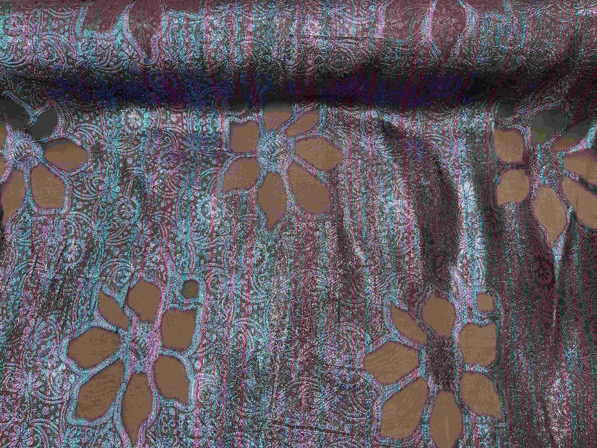 Metallic Chiffon - Multi Yarn - Cheap Fabrics