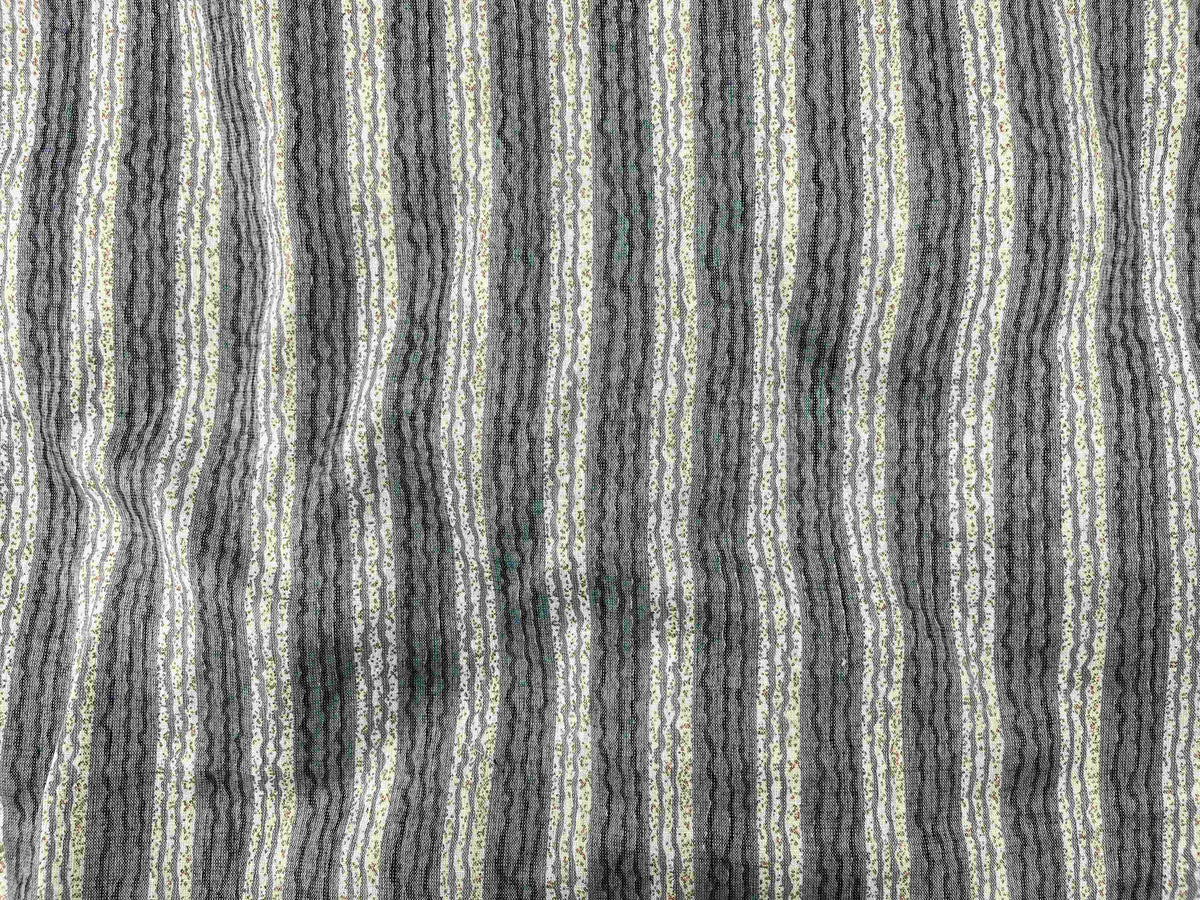 Poly Viscose Fabric - Mix n Match Stripe Check - Cheap Fabrics