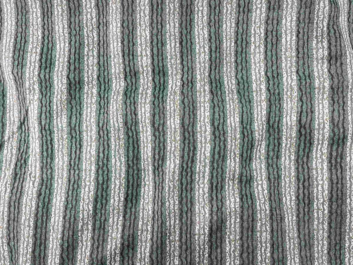 Poly Viscose Fabric - Mix n Match Stripe Check - Cheap Fabrics