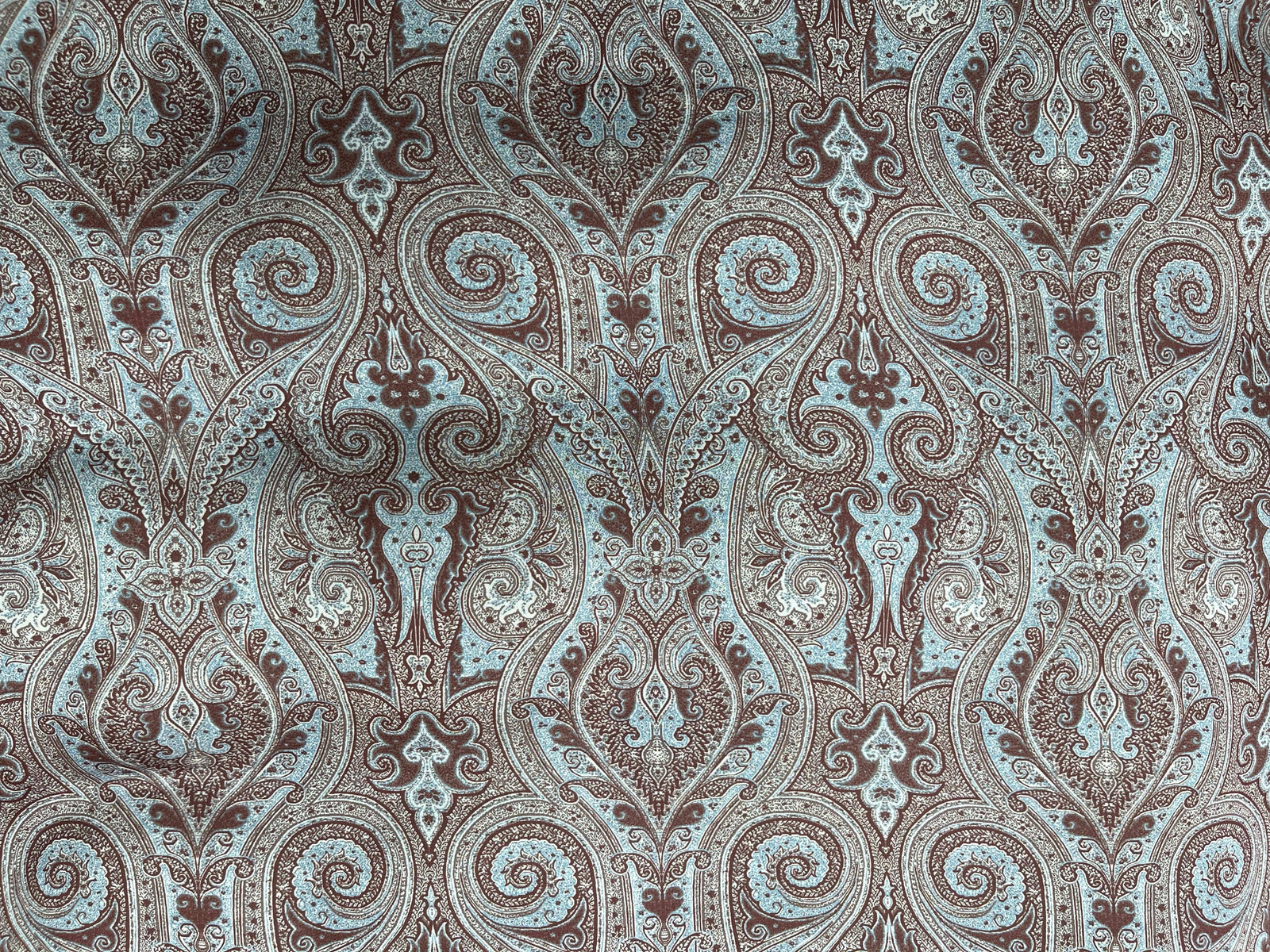 Moghul - Printed Silky Satin Fabric - Cheap Fabrics