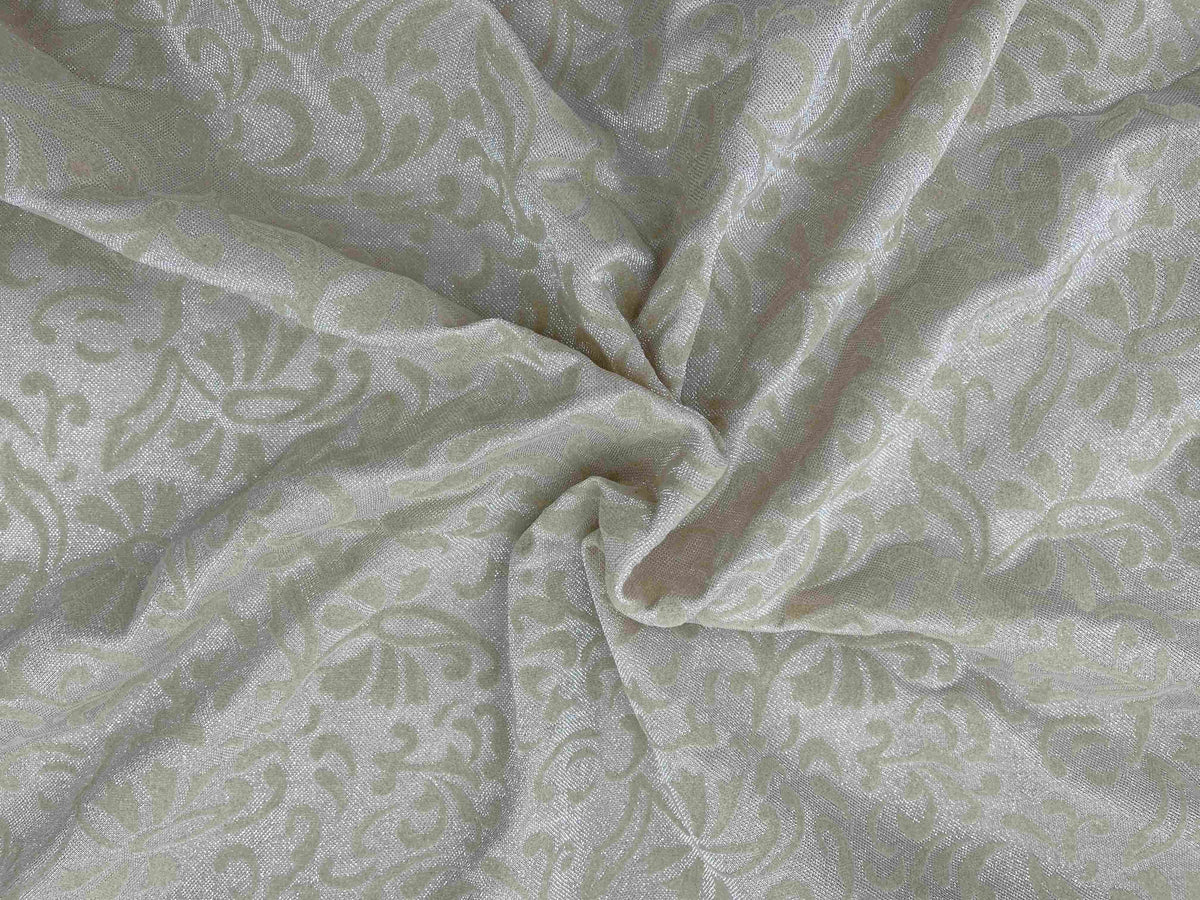 Moonlight Flock Jersey Fabric in lemon color, featuring a soft texture and vibrant hue, ideal for sewing projects.