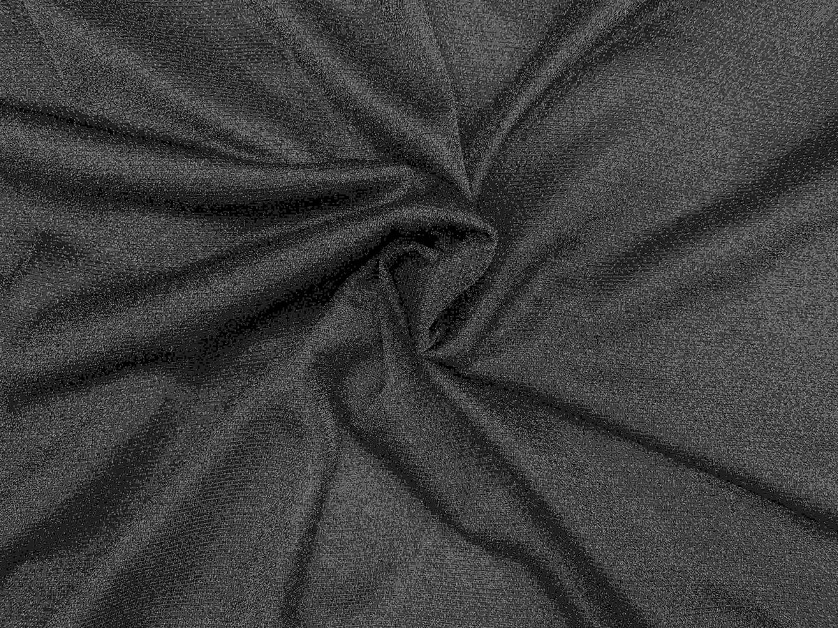 Black Moonlight Jersey Fabric by Cheapfabrics, smooth and lightweight jersey textile suitable for clothing and crafts.