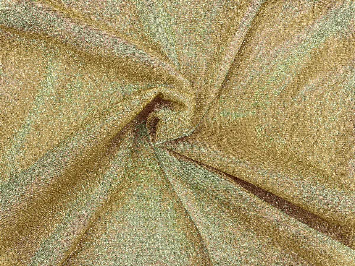 Gold Moonlight Jersey Fabric by Cheapfabrics, smooth plain jersey textile ideal for sewing and crafting projects