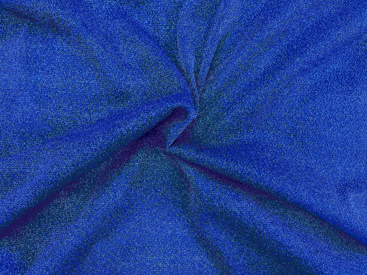 Royal blue Moonlight Jersey Fabric by Cheapfabrics, showcasing smooth, plain jersey textile suitable for clothing and crafts.