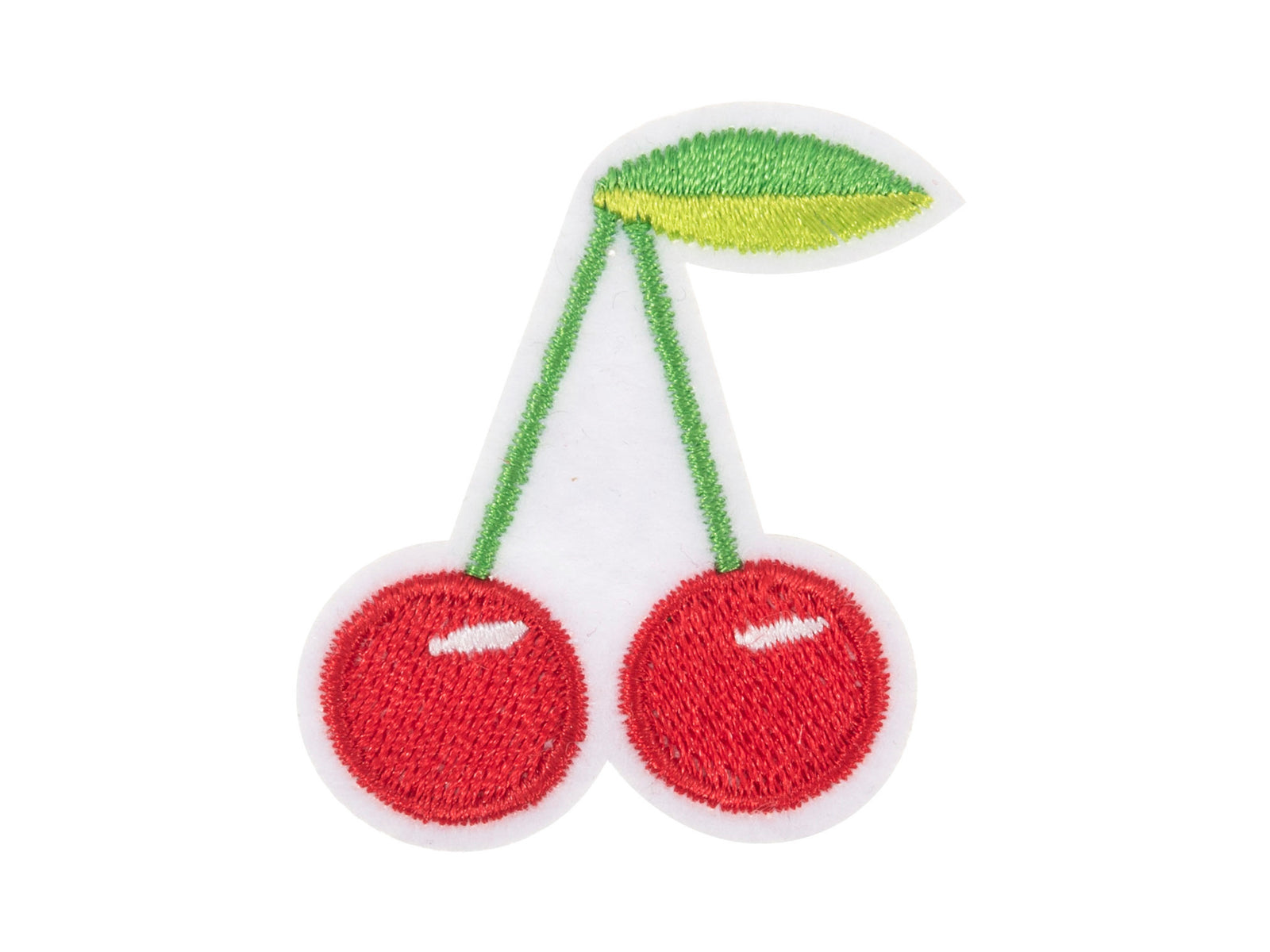 Iron -On & Sew-On Motif Patch - Cherries - Cheap Fabrics